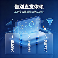 铜陵建站-告别直觉依赖：三步学会数据驱动网站运营