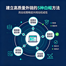 铜陵建站-建立高质量外链的5种白帽方法